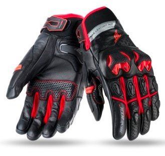 Кожени ръкавици 70 DEGREES SUMMER NAKED BLACK/RED 68471 автомобилен продукт ShakiAuto