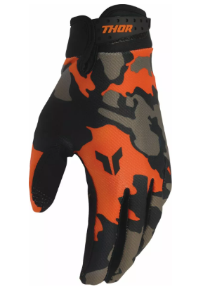 Mотокрос ръкавици THOR LAUNCHMODE HUNTER ORANGE/BLACK 84184 автомобилен продукт ShakiAuto