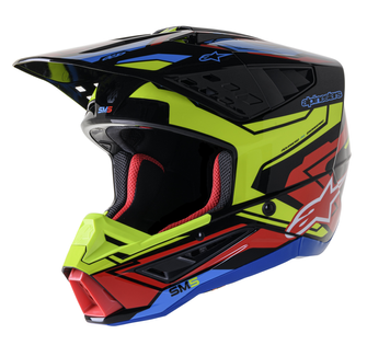 Мотокрос каска ALPINESTARS SM5 SM5 ACT2 BK/Y/R 61804 автомобилен продукт ShakiAuto