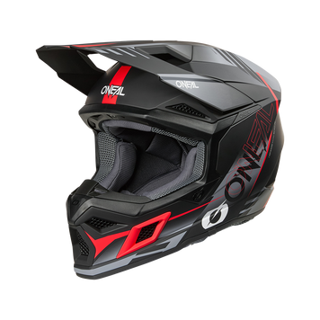 Мотокрос каска O'NEAL 3SERIES HAZE BLACK/GRAY/RED V.26 86996 автомобилен продукт ShakiAuto