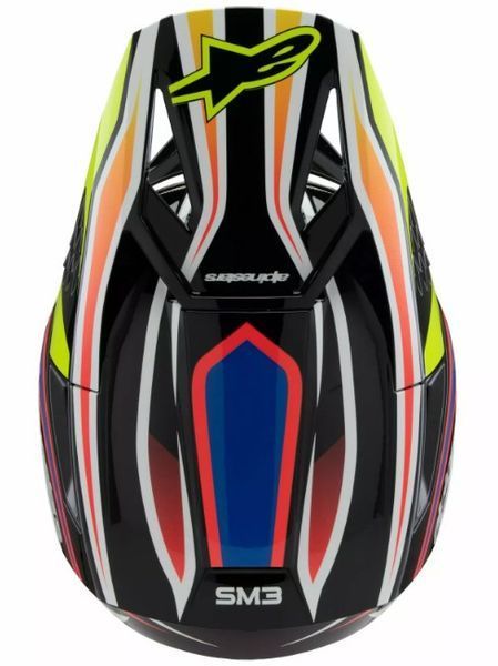 Детска мотокрос каска ALPINESTARS SM3 WURX BLK/YL/B 72749 автомобилен продукт ShakiAuto