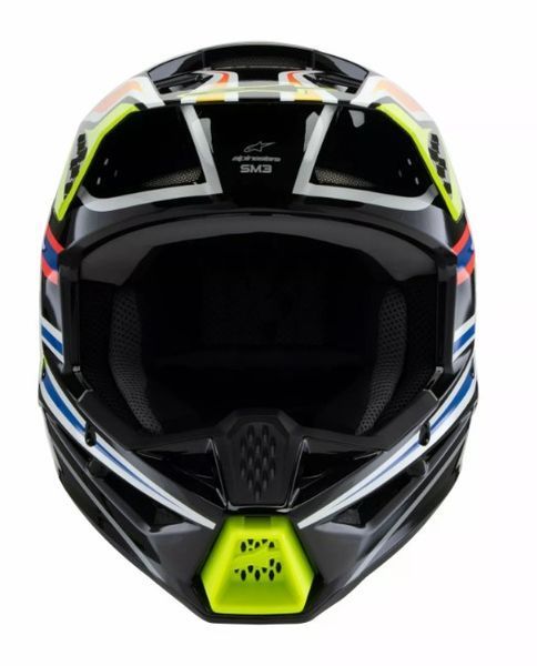 Детска мотокрос каска ALPINESTARS SM3 WURX BLK/YL/B 72749 автомобилен продукт ShakiAuto