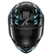 Каска SHARK D-SKWAL 3 REPTAIA BLACK/BLUE/PURPLE 92796 снимка 2