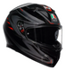 КАСКА AGV K3 E2206 - SYTH BLACK/RED 87696 снимка 1