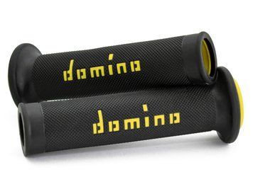 Ръкохватки DOMINO GRIPS A010 BLACK/YELLOW 94679 автомобилен продукт ShakiAuto