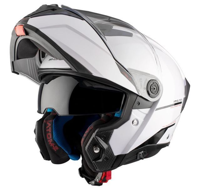 Отваряема каска MT ATOM 2 SV A0 WHITE 71339 автомобилен продукт ShakiAuto