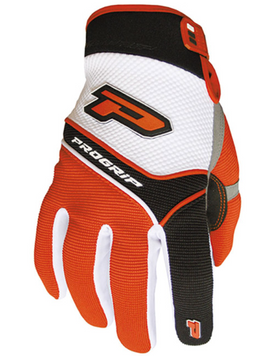 Мотокрос ръкавици PROGRIP 4010 WHITE/ORANGE/GREY 90500 автомобилен продукт ShakiAuto