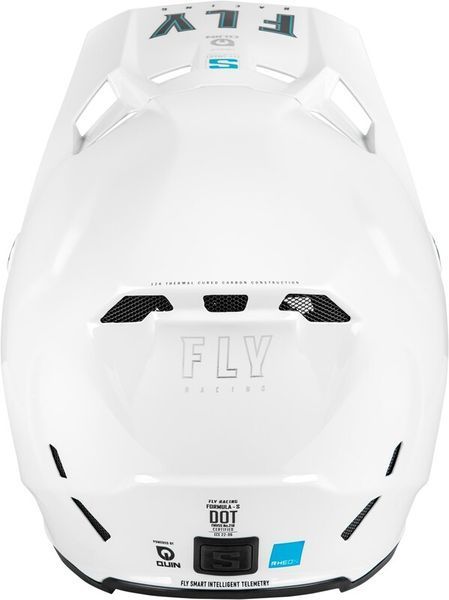 Детска мотокрос каска FLY RACING Formula S Carbon Solid Helmet - White 2025 73894 автомобилен продукт ShakiAuto