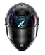 Каска SHARK SPARTAN RS CARBON REPTAIA BLACK/BLUE/PURPLE 92669 снимка 3