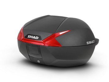 Мото куфар SHAD SH47 RED 31154 автомобилен продукт ShakiAuto