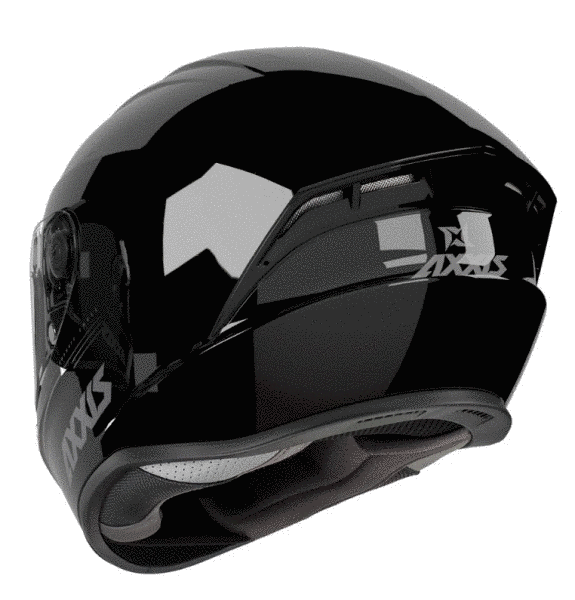 Каска AXXIS DRAKEN S SOLID A11 GLOSS BLACK 83139 автомобилен продукт ShakiAuto