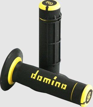 Ръкохватки DOMINO GRIPS DUALLY 1/2 WAF Black/Yellow 94678 автомобилен продукт ShakiAuto