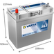 Акумулатор Варта DYNAMIC SLI 12/45/330 A L+ ( ляв плюс) 545 158 033 снимка 2