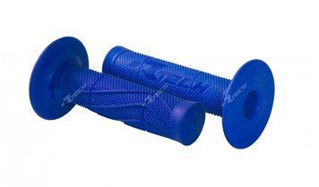 Мотокрос ръкохватки RACETECH Half Waffle Blue 81322 автомобилен продукт ShakiAuto