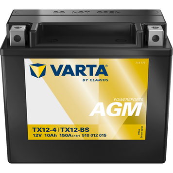 Varta Moto TX12-4 12v 10Ah 150A AGM L+ 510012015 автомобилен продукт ShakiAuto