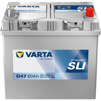 Акумулатор Варта DYNAMIC SLI 12/60/540A R+ десен плюс 560 410 054 автомобилен продукт ShakiAuto