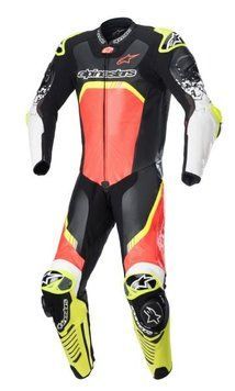 Кожен екип ALPINESTARS GP TECH V4 BLACK/RED/YELLOW 44199 автомобилен продукт ShakiAuto