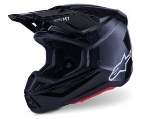 Мотокрос каска ALPINESTARS SM7 BLACK-GLOSS 86689 автомобилен продукт ShakiAuto