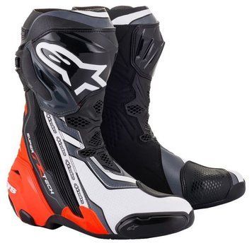 Ботуши ALPINESTARS SUPERTECH R BLACK/RED/WHITE 2023 42575 автомобилен продукт ShakiAuto