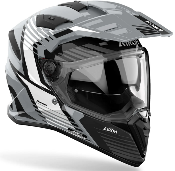 Каска AIROH BANDIT SPICY GREY GLOSS 95077 автомобилен продукт ShakiAuto