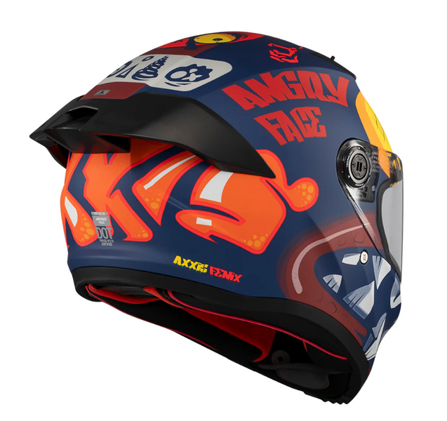 Каска AXXIS FENIX ANGRY FACE C5 MATT 92734 автомобилен продукт ShakiAuto