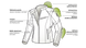Дамско мото яке SHIMA RUSH 2.0 FLUO 91850 снимка 4