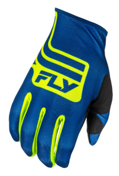 Мотокрос ръкавици FLY RACING Lite L.E. Lancer - Navy/Hi-Vis 87425 автомобилен продукт ShakiAuto