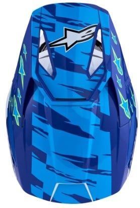 Мотокрос каска ALPINESTARS SM3 FALCON BLU/BLK/PNK 103105 автомобилен продукт ShakiAuto