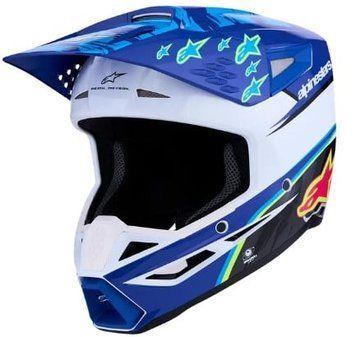 Мотокрос каска ALPINESTARS SM3 FALCON BLU/BLK/PNK 103105 автомобилен продукт ShakiAuto