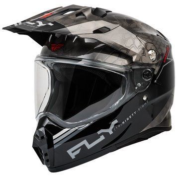 Ендуро каска FLY RACING Trekker Conceal-Black/Grey/White 2025 73901 автомобилен продукт ShakiAuto