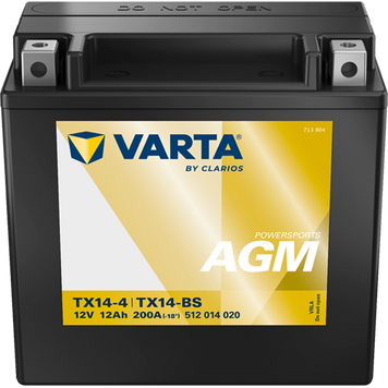 Varta Moto TX14 12v 12Ah 200A AGM 512014020K544 автомобилен продукт ShakiAuto
