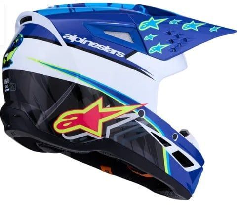 Мотокрос каска ALPINESTARS SM3 FALCON BLU/BLK/PNK 103105 автомобилен продукт ShakiAuto