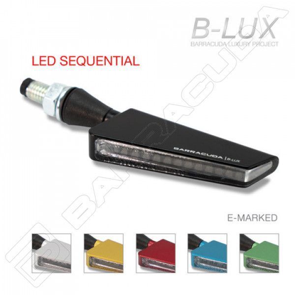 LED мото мигачи BARRACUDA SQ-LED B-LUX GREEN 35289 автомобилен продукт ShakiAuto