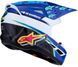 Мотокрос каска ALPINESTARS SM3 FALCON BLU/BLK/PNK 103105 снимка 5
