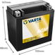 Varta Moto TX14 12v 12Ah 200A AGM 512014020K544 снимка 3