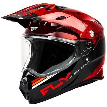Ендуро каска FLY RACING Trekker Conceal-Red/Black 2025 73906 автомобилен продукт ShakiAuto