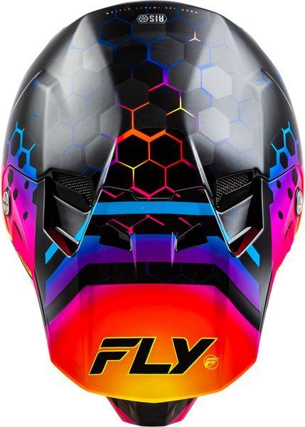 Мотокрос каска FLY RACING Formula CC Tektonic - Black/Sunset 67954 автомобилен продукт ShakiAuto