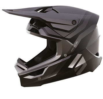 Мотокрос каска Shot Race Sky Grey Chrome 79366 автомобилен продукт ShakiAuto