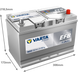 АКУМУЛАТОР ВАРТА DYNAMIC EFB 12/85/800A R+ 585 501 080 снимка 2