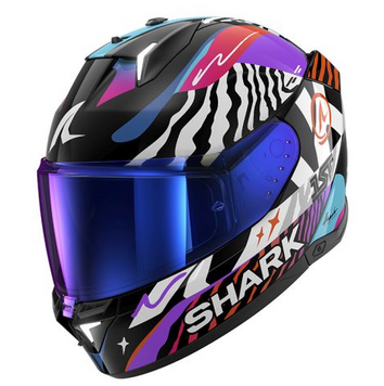 Каска SHARK SKWAL i3 SPEED-FANCY BLACK/ORANGE/PURPLE/WHITE 92695 автомобилен продукт ShakiAuto