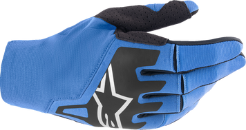 Мотокрос ръкавици ALPINESTARS TECHSTAR 2024 BLUE/BLK 62243 автомобилен продукт ShakiAuto