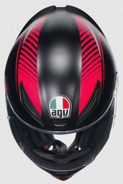 Каска за мотор AGV K1S ECE 22-06 WARMUP BLACK/PINK 62650 автомобилен продукт ShakiAuto