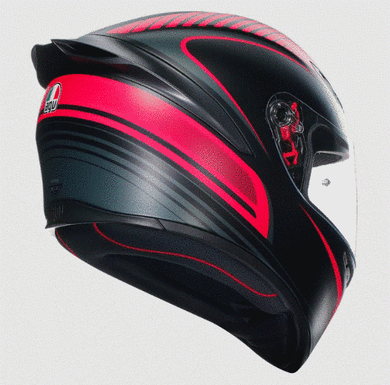 Каска за мотор AGV K1S ECE 22-06 WARMUP BLACK/PINK 62650 автомобилен продукт ShakiAuto