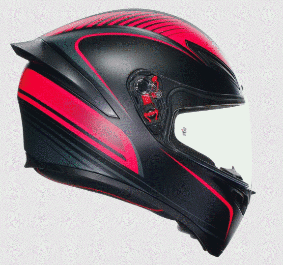 Каска за мотор AGV K1S ECE 22-06 WARMUP BLACK/PINK 62650 автомобилен продукт ShakiAuto