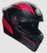 Каска за мотор AGV K1S ECE 22-06 WARMUP BLACK/PINK 62650 снимка 1