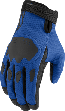 Мото ръкавици ICON HOOLIGAN CE - BLUE 38386 автомобилен продукт ShakiAuto