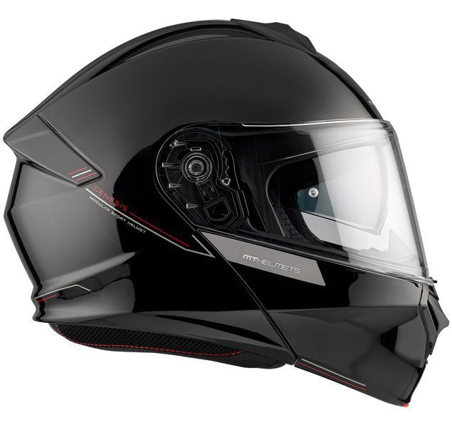 Отваряема каска MT GENESIS A1 GLOSS BLACK 65904 автомобилен продукт ShakiAuto