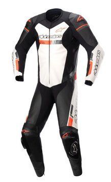 Кожен мото екип ALPINESTARS GP FORCE CHASER V2 1PC BLACK/FLUO RED/WHITE 44204 автомобилен продукт ShakiAuto
