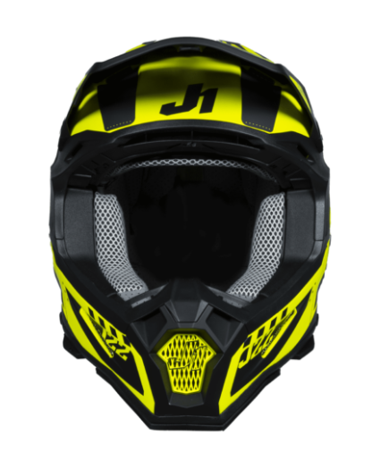 Mотокрос каска Just1 J-22 F Falcon Titanium/Black/Fluo Yellow 79394 автомобилен продукт ShakiAuto