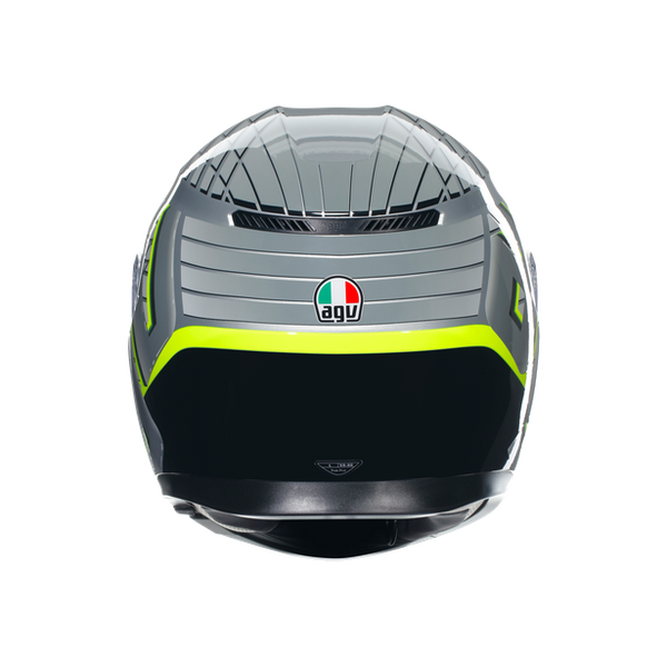 КАСКА AGV K3 - FORTIFY GREY/BLACK/YELLOW FLUO 56226 автомобилен продукт ShakiAuto